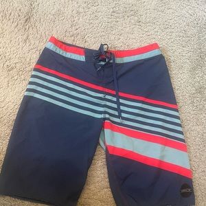 O’Neil hyperfreak boardshorts blue/red